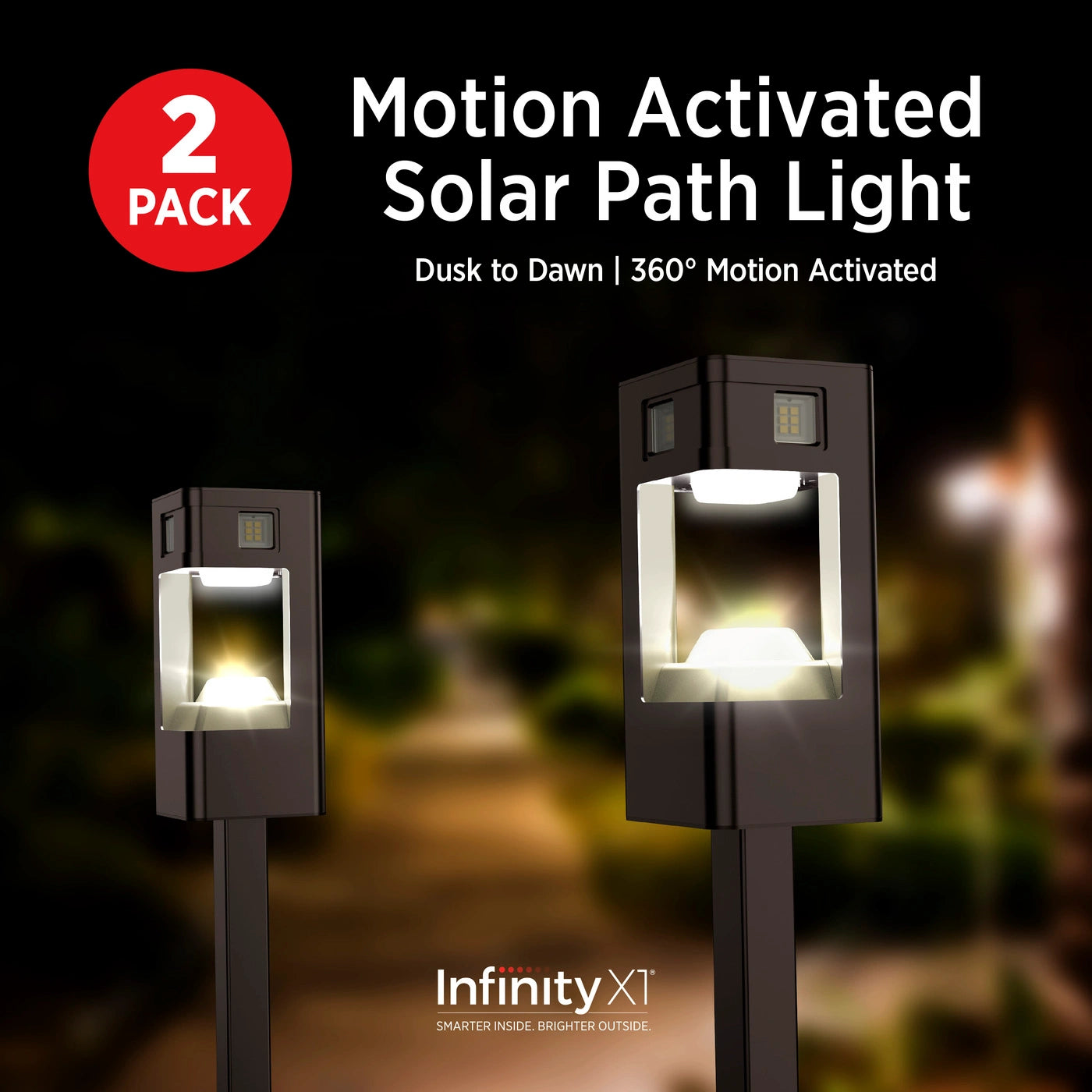 Infinity X1 Motion Activated 500 L Solar Path Light – Infinity X1 ...