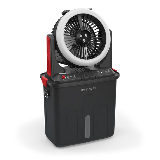 Infinity X1 Solar Misting Fan