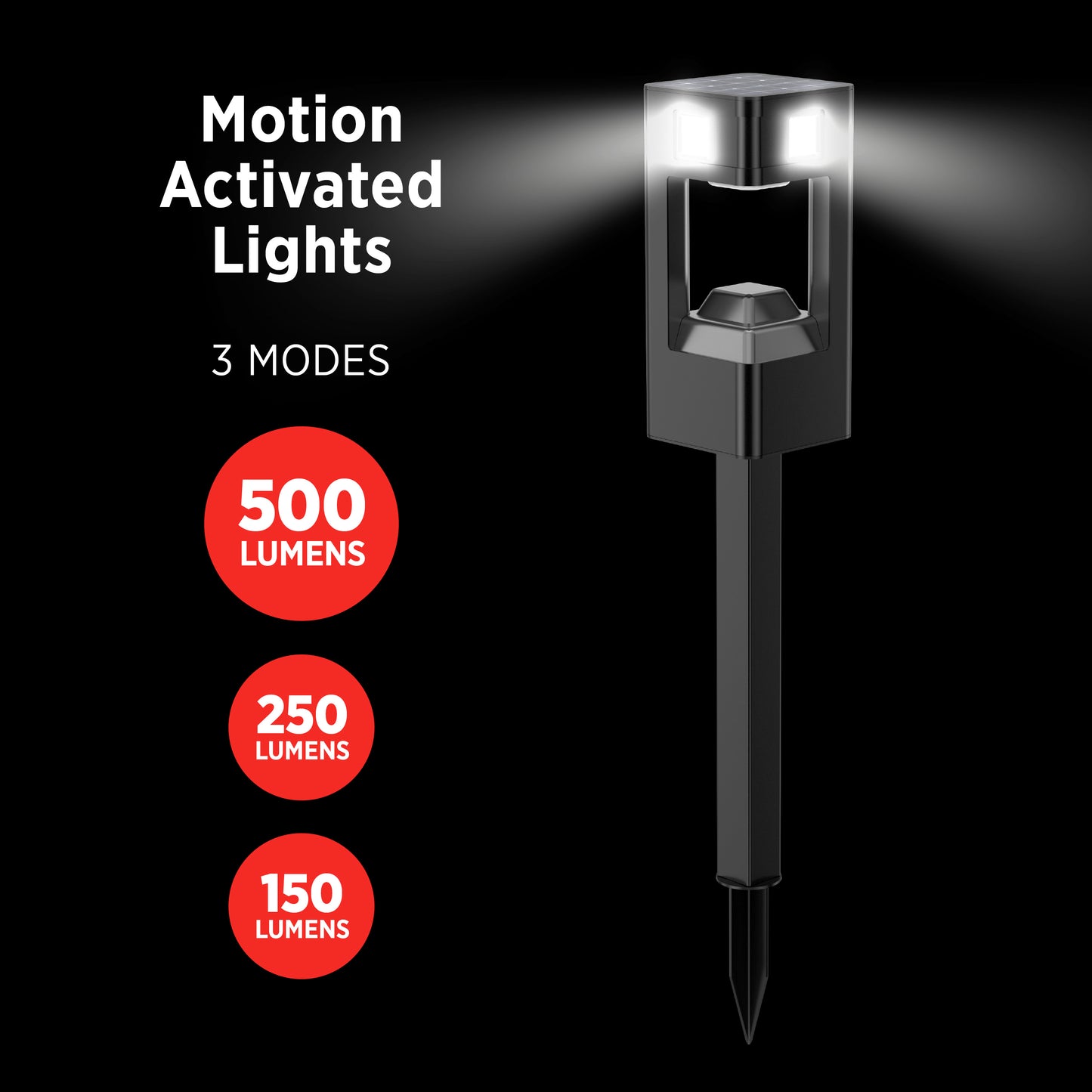 Infinity X1 Motion Activated 500 L Solar Path Light